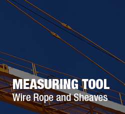 Measuring Tool for Wire Rope and Sheaves
